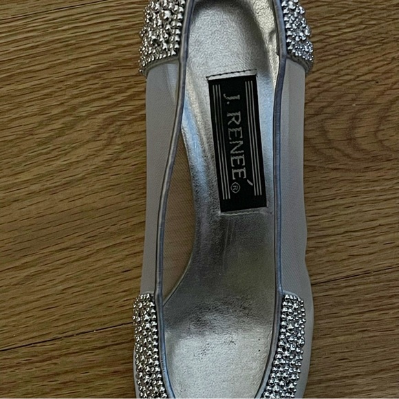 J.Renee Silver Embellished Heels - Picture 6 of 9